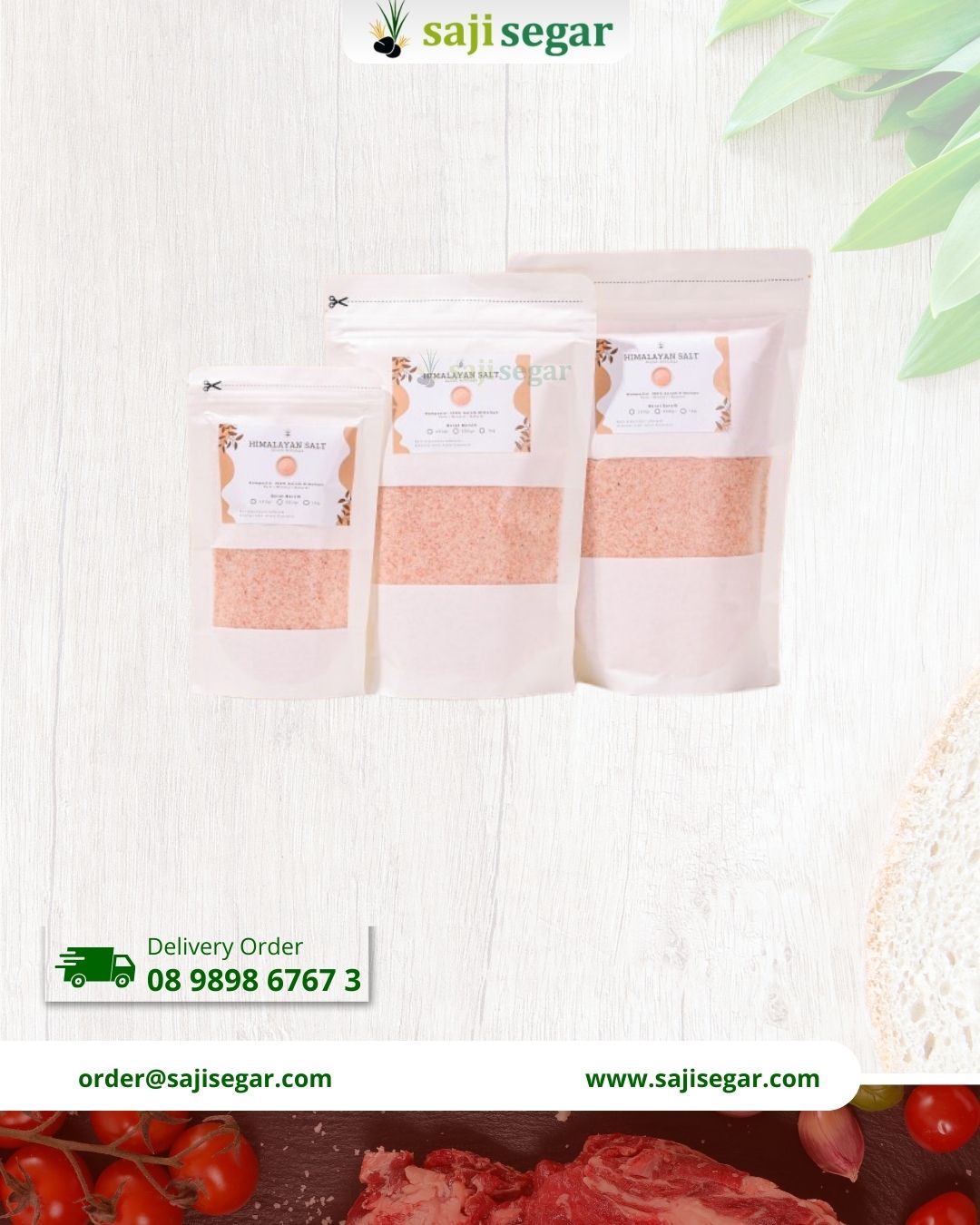 Alora Garam Himalaya Original – Himalayan Sea Salt Alora - 500 gram